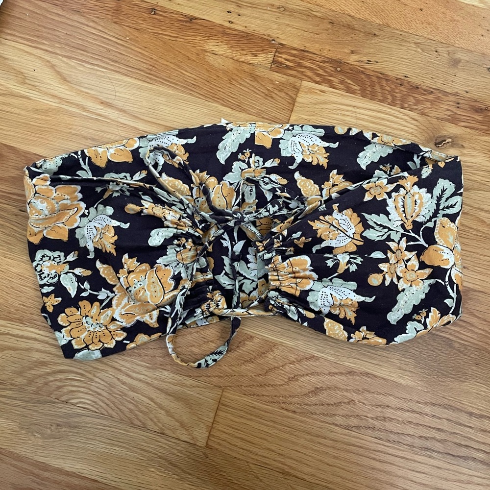 free People Adjustable Crop Top Size Large